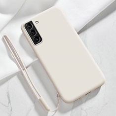 Funda Silicona Ultrafina Goma 360 Grados Carcasa S05 para Samsung Galaxy S22 Plus 5G Blanco