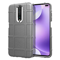 Funda Silicona Ultrafina Goma 360 Grados Carcasa S05 para Xiaomi Redmi K30 5G Plata