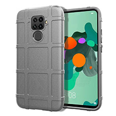 Funda Silicona Ultrafina Goma 360 Grados Carcasa S07 para Huawei Nova 5i Pro Gris