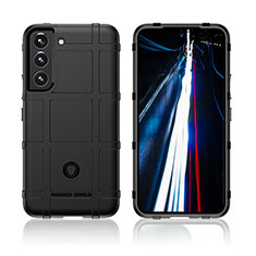 Funda Silicona Ultrafina Goma 360 Grados Carcasa S07 para Samsung Galaxy S21 FE 5G Negro