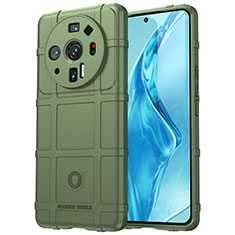 Funda Silicona Ultrafina Goma 360 Grados Carcasa S07 para Xiaomi Mi 12 Ultra 5G Verde