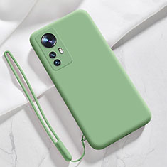 Funda Silicona Ultrafina Goma 360 Grados Carcasa S07 para Xiaomi Mi 12S Pro 5G Menta Verde