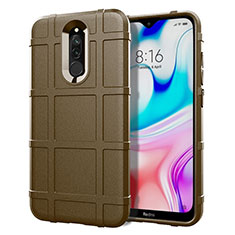 Funda Silicona Ultrafina Goma 360 Grados Carcasa S07 para Xiaomi Redmi 8 Marron