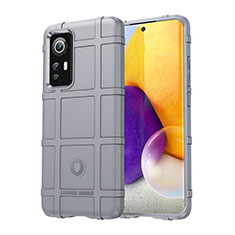 Funda Silicona Ultrafina Goma 360 Grados Carcasa S08 para Xiaomi Mi 12 Lite 5G Gris