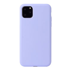 Funda Silicona Ultrafina Goma 360 Grados Carcasa Y01 para Apple iPhone 11 Pro Max Morado