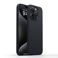 Funda Silicona Ultrafina Goma 360 Grados Carcasa YK1 para Apple iPhone 14 Pro Negro