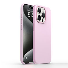 Funda Silicona Ultrafina Goma 360 Grados Carcasa YK1 para Apple iPhone 15 Pro Max Rosa