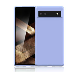 Funda Silicona Ultrafina Goma 360 Grados Carcasa YK1 para Google Pixel 6a 5G Purpura Claro