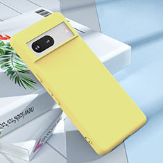 Funda Silicona Ultrafina Goma 360 Grados Carcasa YK1 para Google Pixel 7 5G Amarillo