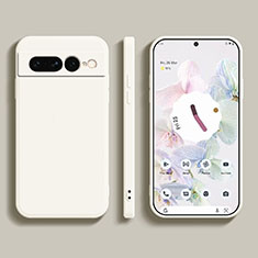 Funda Silicona Ultrafina Goma 360 Grados Carcasa YK1 para Google Pixel 7 Pro 5G Blanco