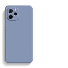 Funda Silicona Ultrafina Goma 360 Grados Carcasa YK1 para Huawei Enjoy 50z Gris Lavanda