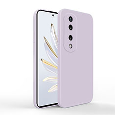 Funda Silicona Ultrafina Goma 360 Grados Carcasa YK1 para Huawei Honor 70 5G Purpura Claro