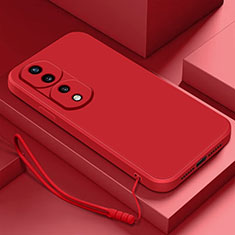 Funda Silicona Ultrafina Goma 360 Grados Carcasa YK1 para Huawei Honor 80 Pro 5G Rojo