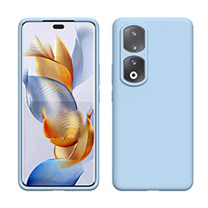 Funda Silicona Ultrafina Goma 360 Grados Carcasa YK1 para Huawei Honor 90 Pro 5G Azul Cielo