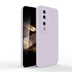 Funda Silicona Ultrafina Goma 360 Grados Carcasa YK1 para Huawei Honor X7b Purpura Claro