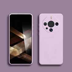 Funda Silicona Ultrafina Goma 360 Grados Carcasa YK1 para Huawei Mate 60 RS Ultimate Purpura Claro