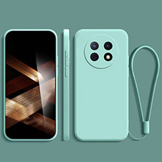 Funda Silicona Ultrafina Goma 360 Grados Carcasa YK1 para Huawei Nova Y91 Cian