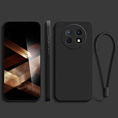 Funda Silicona Ultrafina Goma 360 Grados Carcasa YK1 para Huawei Nova Y91 Negro