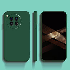 Funda Silicona Ultrafina Goma 360 Grados Carcasa YK1 para OnePlus 12R 5G Verde Noche