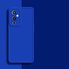 Funda Silicona Ultrafina Goma 360 Grados Carcasa YK1 para OnePlus 9 5G Azul