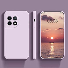 Funda Silicona Ultrafina Goma 360 Grados Carcasa YK1 para OnePlus Ace 2 5G Purpura Claro