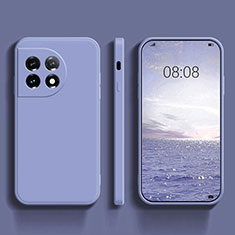 Funda Silicona Ultrafina Goma 360 Grados Carcasa YK1 para OnePlus Ace 2 Pro 5G Gris Lavanda