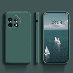 Funda Silicona Ultrafina Goma 360 Grados Carcasa YK1 para OnePlus Ace 2 Pro 5G Verde