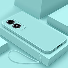 Funda Silicona Ultrafina Goma 360 Grados Carcasa YK1 para Oppo A2x 5G Cian