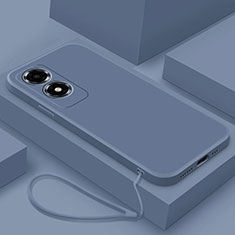 Funda Silicona Ultrafina Goma 360 Grados Carcasa YK1 para Oppo A2x 5G Gris Lavanda