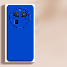 Funda Silicona Ultrafina Goma 360 Grados Carcasa YK1 para Oppo Find X6 5G Azul