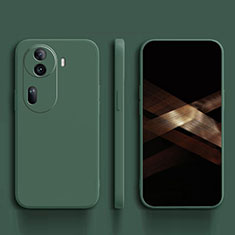 Funda Silicona Ultrafina Goma 360 Grados Carcasa YK1 para Oppo Reno11 Pro 5G Verde