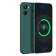 Funda Silicona Ultrafina Goma 360 Grados Carcasa YK1 para Realme 10S 5G Verde Noche