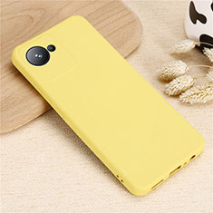 Funda Silicona Ultrafina Goma 360 Grados Carcasa YK1 para Realme C30s Amarillo