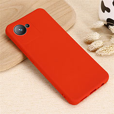 Funda Silicona Ultrafina Goma 360 Grados Carcasa YK1 para Realme C30s Rojo