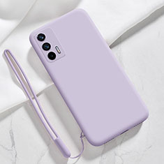 Funda Silicona Ultrafina Goma 360 Grados Carcasa YK1 para Realme GT Neo 5G Purpura Claro