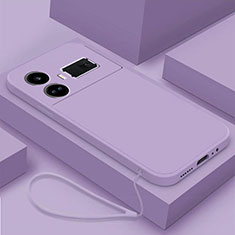 Funda Silicona Ultrafina Goma 360 Grados Carcasa YK1 para Realme GT Neo5 5G Purpura Claro