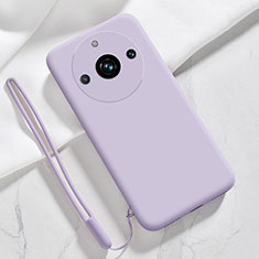 Funda Silicona Ultrafina Goma 360 Grados Carcasa YK1 para Realme Narzo 60 Pro 5G Purpura Claro