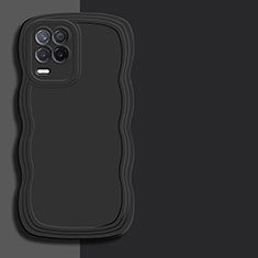 Funda Silicona Ultrafina Goma 360 Grados Carcasa YK1 para Realme V13 5G Negro