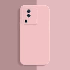 Funda Silicona Ultrafina Goma 360 Grados Carcasa YK1 para Vivo iQOO Neo7 5G Rosa