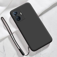 Funda Silicona Ultrafina Goma 360 Grados Carcasa YK1 para Vivo iQOO Z6 Lite 5G Negro