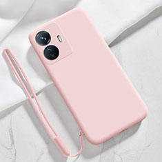 Funda Silicona Ultrafina Goma 360 Grados Carcasa YK1 para Vivo iQOO Z6 Lite 5G Rosa