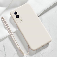 Funda Silicona Ultrafina Goma 360 Grados Carcasa YK1 para Vivo T1x 5G Blanco