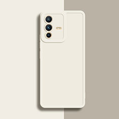 Funda Silicona Ultrafina Goma 360 Grados Carcasa YK1 para Vivo V23 Pro 5G Blanco