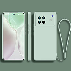 Funda Silicona Ultrafina Goma 360 Grados Carcasa YK1 para Vivo X Note Menta Verde