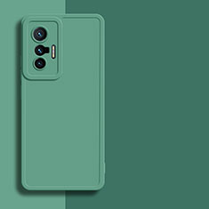 Funda Silicona Ultrafina Goma 360 Grados Carcasa YK1 para Vivo X70t Verde