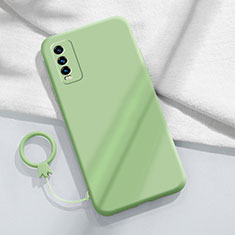 Funda Silicona Ultrafina Goma 360 Grados Carcasa YK1 para Vivo Y12A Verde