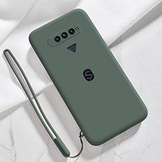 Funda Silicona Ultrafina Goma 360 Grados Carcasa YK1 para Xiaomi Black Shark 4S 5G Verde Noche