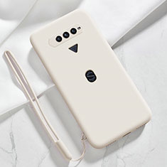 Funda Silicona Ultrafina Goma 360 Grados Carcasa YK1 para Xiaomi Black Shark 4S Pro 5G Blanco