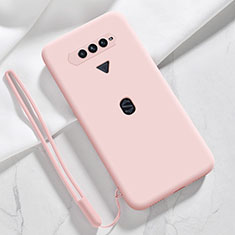 Funda Silicona Ultrafina Goma 360 Grados Carcasa YK1 para Xiaomi Black Shark 4S Pro 5G Rosa