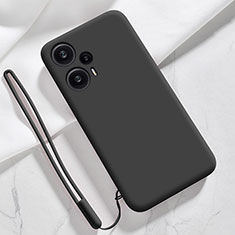 Funda Silicona Ultrafina Goma 360 Grados Carcasa YK1 para Xiaomi Poco F5 5G Negro